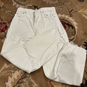 White Distressed Jeans